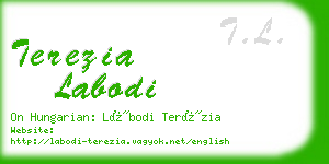 terezia labodi business card